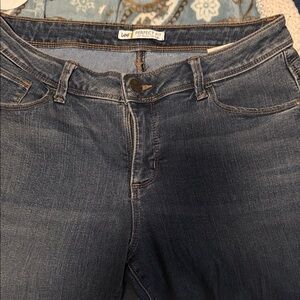 Lee Women's Dark Blue High Rise Jeans